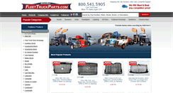 Desktop Screenshot of fleettruckparts.com